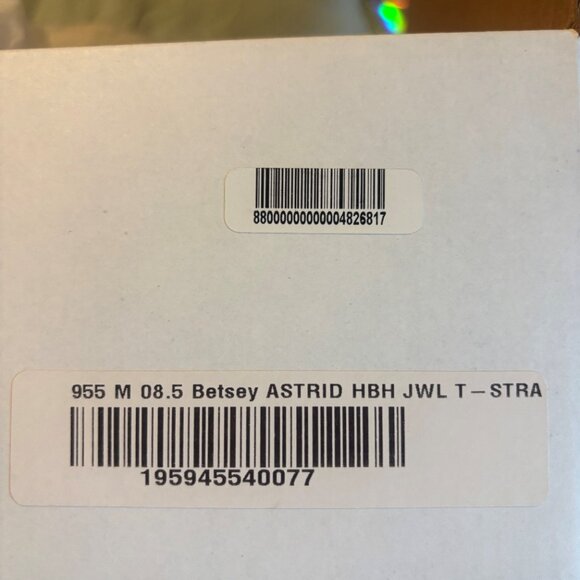 Betsey Johnson Iridescent Heels with Pink and Silver Accents - Picture 4 of 5